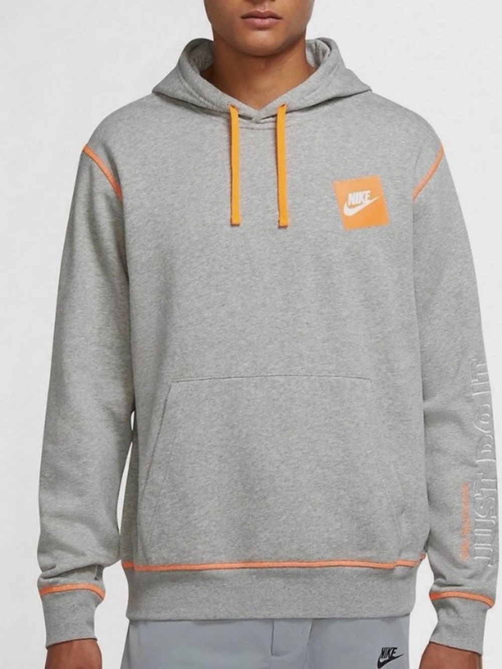 Nike unisex Hoodie men’s Nike Gym Athletic Just Do It Hooded Sweatshirt Pullover